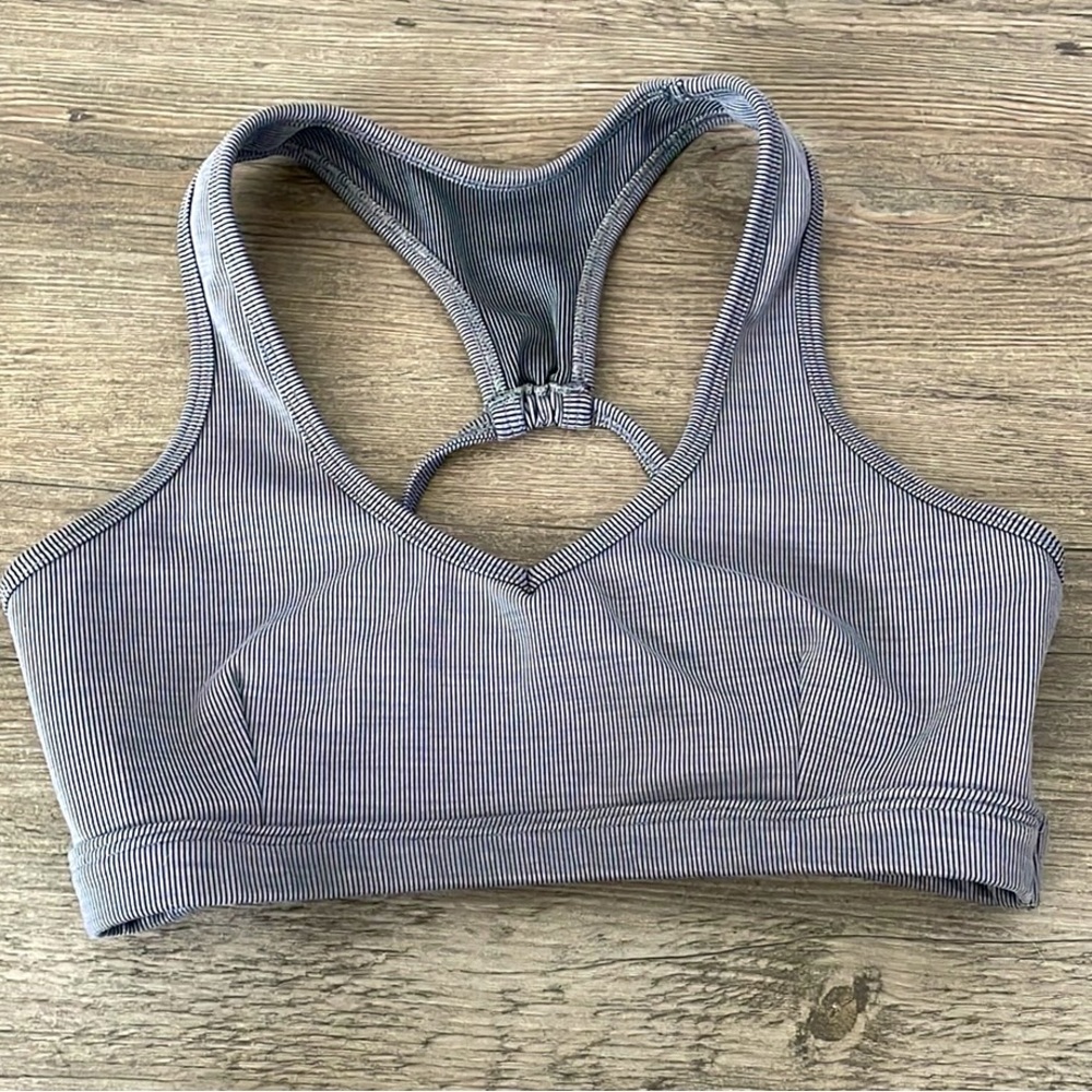 Bombshell Sportswear Sports Bra Size Small in Blue